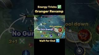 Granger Revamp Energy Tricks Tutorial Mobile legends #ml2b #mlbb #granger #tutorial #revamp