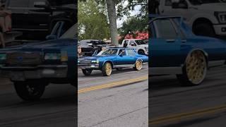 Kandy Blue Box Chevy on Gold 26s Rucci Swangin n Bangin