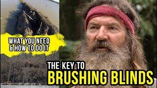 The Key to Brushing Duck Blinds | Duck Hunting Tips with Phil and Jase Robertson