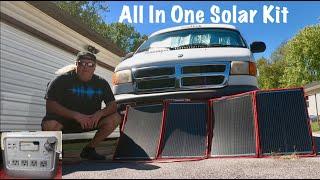 Portable Affortable Solar Kit |  Charge Controller  | RV Van Life | Boondocking  Dokio 220W Panel