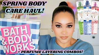 BATH & BODY WORKS SPRING BODYCARE HAUL  | GINGHAM COLLECTION, WANDERLUST COLLECTION + MORE