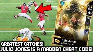 GOLDEN TICKET JULIO JONES IS A MADDEN CHEAT CODE! AMAZING TD'S! Madden 20 Ultimate Team