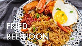 The EASIEST Noodle Stir Fry Ever! | Singapore Economy Fried Bee Hoon (cus inflation )