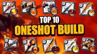 Top 10 Best One Shot Build  Corrupted Dungeon #albiononline