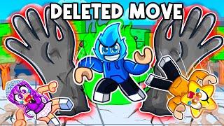 TROLLING Players with DELETED MOVES in Roblox Strongest Battlegrounds!