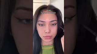 makeup trends throughout the years 2000s vs. 2015-2017 vs. 2019-2021