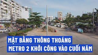 Mặt bằng metro 2 thông thoáng sau giải tỏa, người dân mong sớm hoàn thành