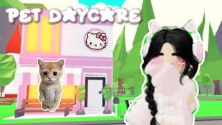 LEA and TORI opened a PET DAYCARE in Adopt me 