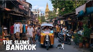 Khlong Toei: Inside Bangkok's Largest Slum | 4K HDR Walking Tour