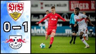 VfB Stuttgart 0 - 1 RB Leipzig | Highlights | Bundesliga