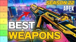 RANKING The BEST WEAPONS in Apex Legends Season 22! (Tier List)