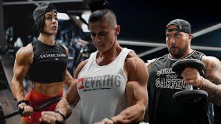 INSANE FULL ARM DAY WITH BIG BOY AND KRISTEN NUN | DLB