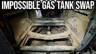 We Tore Apart Our Entire 1934 Sedan Delivery Rear Wooden Floor To Change The Gas Tank!!!