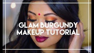 Glam Burgundy Makeup Tutorial #TutorialTuesday | AllAboutAnika