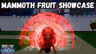 Blox Fruits Mammoth Fruit Showcase!