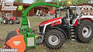 MOWING & WINDROWING GRASS SILAGE FOR SILAGE│Sonnental│FS 25│9