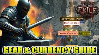 POE2 GEAR CRAFTING GUIDE! | Path of Exile 2 Currency & Gear Upgrades Explained