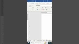 Microsoft 365 Word Different Tabs #shorts