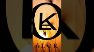 alok name logo#logodesign #art #youtubeshorts #viralvideo