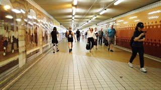 Central Station Sydney PEDESTRIAN TUNNEL Walking Tour | Devonshire Street Tunnel 