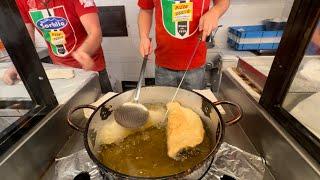 Naples Italy Famous Pizza Fritta (Fried Pizza) by Gino Sorbillo