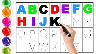 abcd, alphabets | a for apple b for ball | abc learning for toddlers | learn to write alphabet, kids