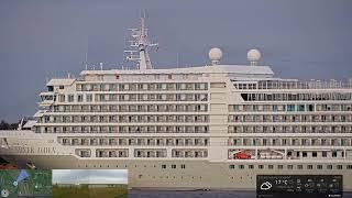 SILVER DAWN  aus Hamburg Ziel Amsterdam auf der Elbe 20.10.2024