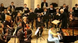 Tamar Beraia plays Piano Concerto no. 1 d-moll op.15 by Brahms (Adagio, Rondo. Allegro non troppo)