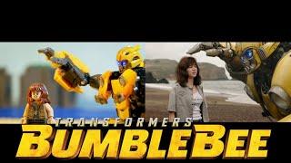 BUMBLEBEE in LEGO TRAILER - SIDE BY SIDE Version - Transformers Stop motion