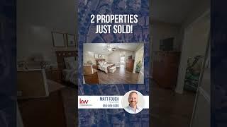 Congratulations to both of these buyer and seller clients for closing on these homes this pass week!