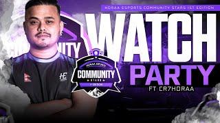 Watchparty - Horaa Esports Community Stars with @cr7horaaYT | Last Day