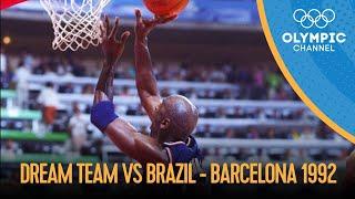 The USA's Dream Team v Brazil - Men's Basketball | Barcelona 1992 Replays