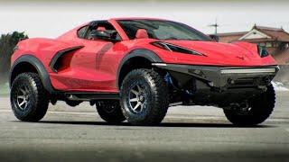 SnowRunner - Mudding A Lifted C8 Corvette - Pt1