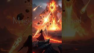 Magician vs Fire God  #battle #demon #duel #aiart #versus #avatar #aiartist