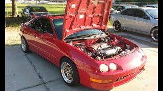 DC2 Integra K24/20 build:Pulling the head