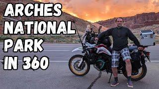 Evening Motorcycle Ride to Arches National Park EP 8