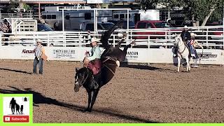 Saddle Bronc Riding - 138th Annual Canadian Rodeo | Saturday (Censored)