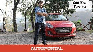 Maruti Suzuki Swift 600km Test Drive Review - Autoportal