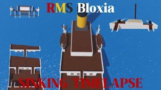 RMS Bloxia sinking timelapse