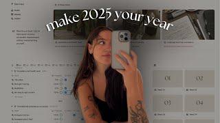 how I'm using Notion to achieve ALL my goals in 2025