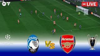 Atalanta vs Arsenal - UEFA Champions League 24/25 | Full Match All Goals | FC 24 Game Simulation