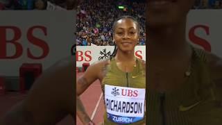 Sha'Carrie Richardson Rematch  Julien Alfred. Women 100m. Zurich Rematch. #sports  