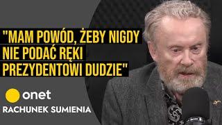 Olbrychski: Mam powód, żeby nigdy nie podać ręki prezydentowi Dudzie