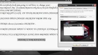 HOW TO CHANGE YOUR MYcomputer,mydocuments.recycelbin full or empty ICON