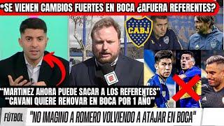 BOMBAZO En BocaSe VIENEN CAMBIOS FUERTES!ROMERO NO Ataja Más ¿Chau REFERENTES? Cavani QUIERE..🟡