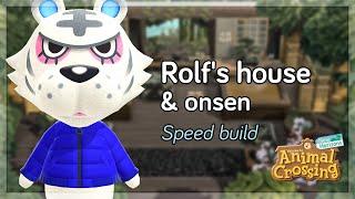 Onsen ️ (speed build) // Japanese Island // Animal Crossing