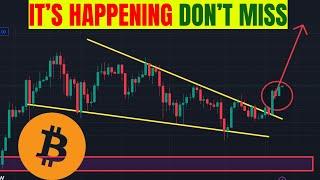 Massive Bullish Move Coming  || Bitcoin Falling Wedge Breakout.