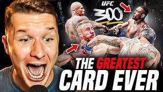 MAX HOLLOWAY LANDS THE GREATEST KO EVER!! PEREIRA STEAMROLLS HILL | UFC 300 REACTION & BREAKDOWN