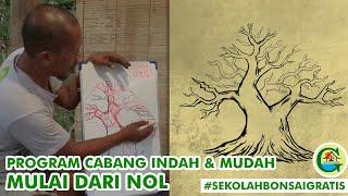 BELAJAR PROGRAM CABANG INDAH DAN MUDAH MULAI DARI NOL ALA BOWONGSO || #SEKOLAHBONSAIGRATIS