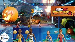 Campo Basket HALLOWEEN O'Neal - K. Bryant vs Belinelli VS Yao Ming NBA JAM Playgrounds 2 Switch HD